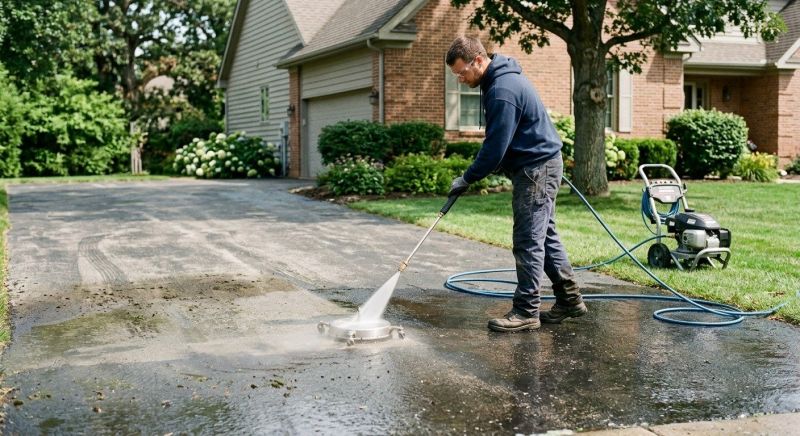 Asphalt Pressure Cleaning Service